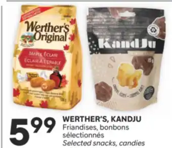 Brunet WERTHER'S, KANDJU Friandises, bonbons sélectionnés offer