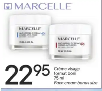 Brunet MARCELLE Crème visage format boni offer