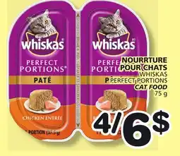 Marches Tradition WHISKAS PERFECT PORTIONS CAT FOOD offer