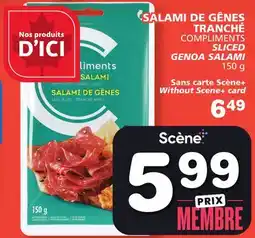 Marches Tradition COMPLIMENTS SLICED GENOA SALAMI offer