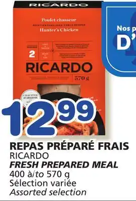 Marches Tradition RICARDO FRESH PREPARED MEAL offer