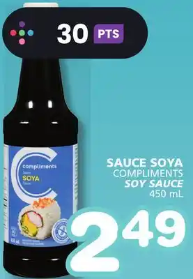 Marches Tradition COMPLIMENTS SOY SAUCE offer