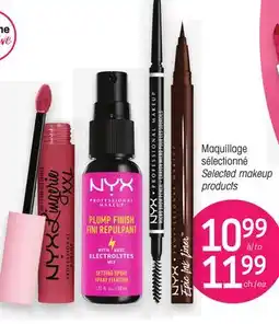 Uniprix NYX Maquillage sélectionné/Selected makeup products offer