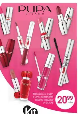 Uniprix KIT Mascaras ou rouges à lèvres sélectionnés/Selected mascaras or lipsticks offer