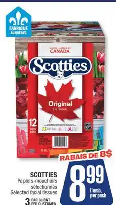 Jean Coutu SCOTTIES Selected facial tissues offer