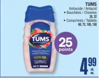 Jean Coutu TUMS Antiacide offer