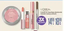 Jean Coutu L'ORÉAL PARIS Selected makeup products offer