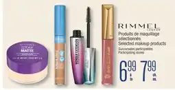 Jean Coutu Rimmel London Selected makeup products offer