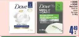 Jean Coutu DOVE, DOVE Men+Care Bar soap offer