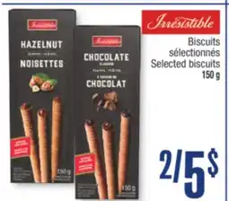 Jean Coutu IRRESISTIBLE Selected biscuits offer