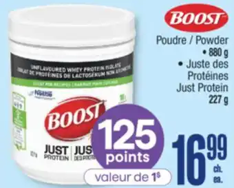 Jean Coutu BOOST Powder offer