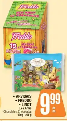 Jean Coutu ARVISAIS, FREDDO, LINDT Chocolates offer