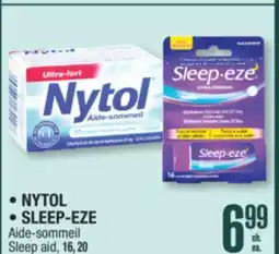 Jean Coutu NYTOL, SLEEP-EZE Sleep aid offer