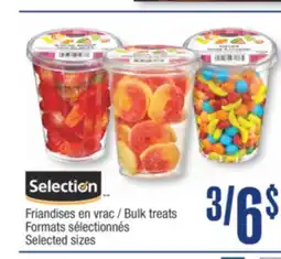 Jean Coutu SELECTION Bulk treats offer