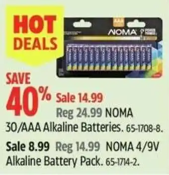 Canadian Tire Alkaline Batteries offer