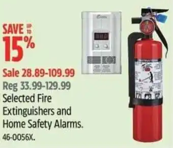 Canadian Tire Fire Extinguishers and Home Safety Alarms offer