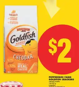 No Frills PEPPERIDGE FARM GOLDFISH CRACKERS, 156-227 G offer