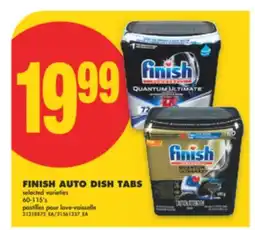 No Frills FINISH AUTO DISH TABS, 60-115' S offer