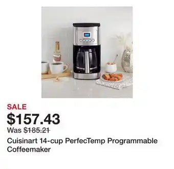 Bed Bath & Beyond Cuisinart 14-cup PerfecTemp Programmable Coffeemaker offer