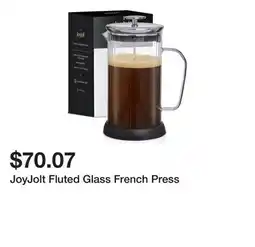 Bed Bath & Beyond JoyJolt Fluted Glass French Press offer