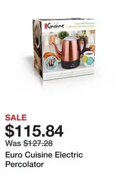 Bed Bath & Beyond Euro Cuisine Electric Percolator offer