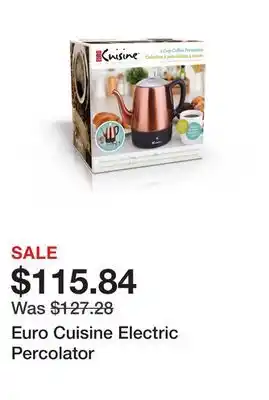 Bed Bath & Beyond Euro Cuisine Electric Percolator offer