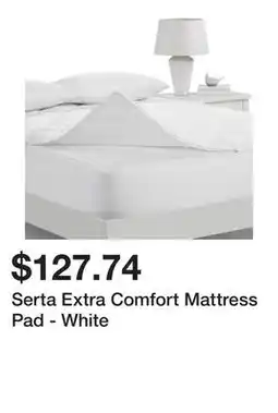 Bed Bath & Beyond Serta Extra Comfort Mattress Pad - White offer