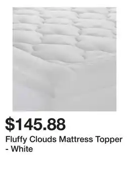 Bed Bath & Beyond Fluffy Clouds Mattress Topper - White offer