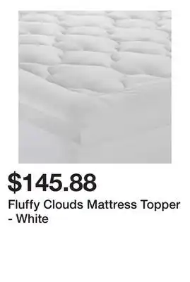 Bed Bath & Beyond Fluffy Clouds Mattress Topper - White offer