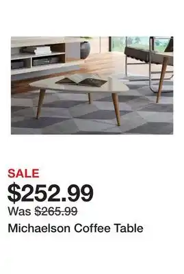 Wayfair Michaelson Coffee Table offer