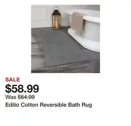 Wayfair Edilio Cotton Reversible Bath Rug offer