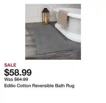 Wayfair Edilio Cotton Reversible Bath Rug offer