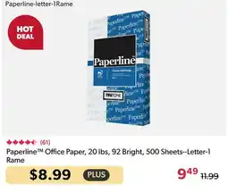 Shopper+ Paperline Office Paper, 20 lbs, 92 Bright, 500 Sheets--Letter-1 offer