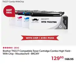 Shopper+ Brother TN227 Compatible Toner Cartridge Combo High Yield - With Chip - Moustache - BKCMY offer