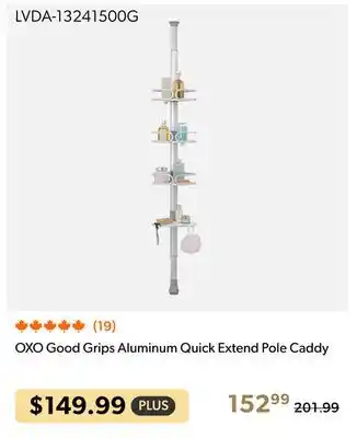 Shopper+ OXO Good Grips Aluminum Quick Extend Pole Caddy offer