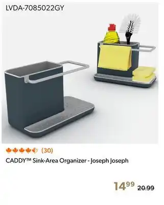 Shopper+ CADDY Sink-Area Organizer - Joseph Joseph offer