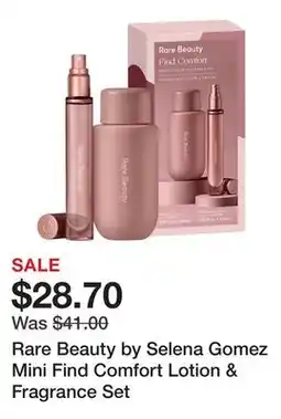 Sephora Rare Beauty by Selena Gomez Mini Find Comfort Lotion & Fragrance Set offer