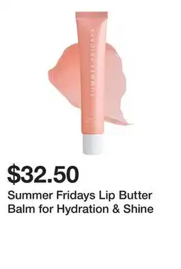 Sephora Summer Fridays Lip Butter Balm for Hydration & Shine offer