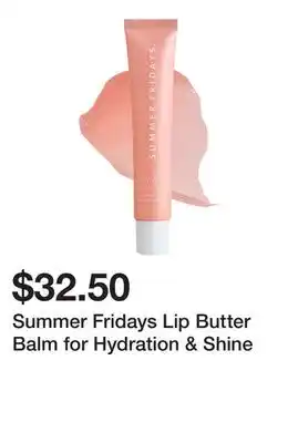 Sephora Summer Fridays Lip Butter Balm for Hydration & Shine offer