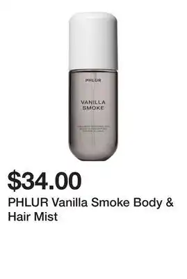 Sephora PHLUR Vanilla Smoke Body & Hair Mist offer