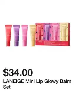 Sephora LANEIGE Mini Lip Glowy Balm Set offer