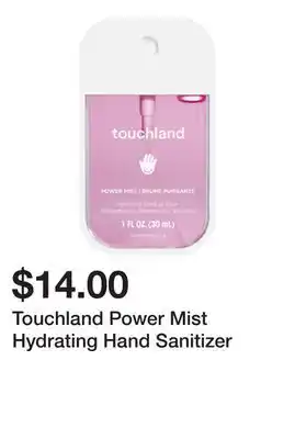 Sephora Touchland Power Mist Hydrating Hand Sanitizer offer