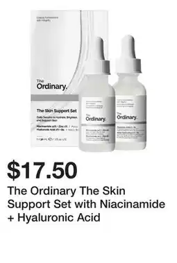 Sephora The Ordinary The Skin Support Set with Niacinamide + Hyaluronic Acid offer