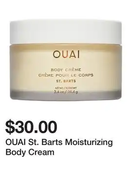 Sephora OUAI St. Barts Moisturizing Body Cream offer