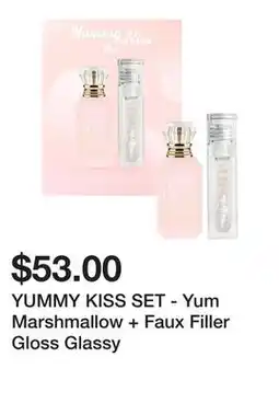 Sephora YUMMY KISS SET - Yum Marshmallow + Faux Filler Gloss Glassy offer