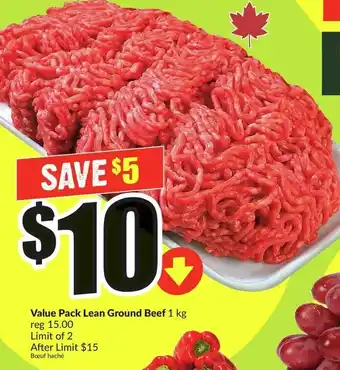 FreshCo Value Pack Lean Ground Beef offer