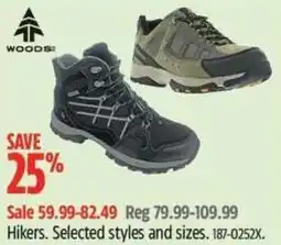 Canadian Tire Woods: Hikers Selected styles and sizes offer