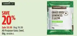 Canadian Tire Gardenclub All-purpose Grass Seed offer