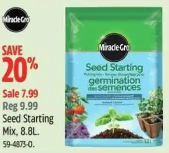 Canadian Tire Miracle-Gro Seed Starting Mix offer