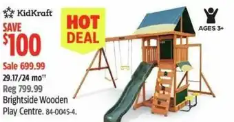 Canadian Tire KidsKraft Brightside Wooden Play Centre offer